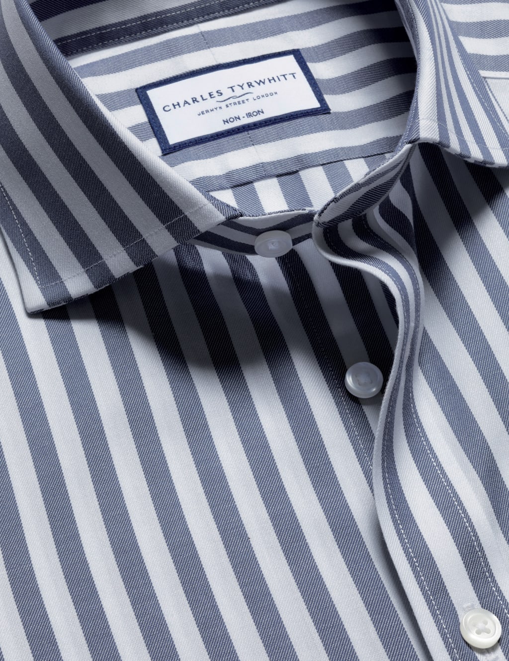 Slim Fit Non Iron Pure Cotton Twill Shirt 5 of 6