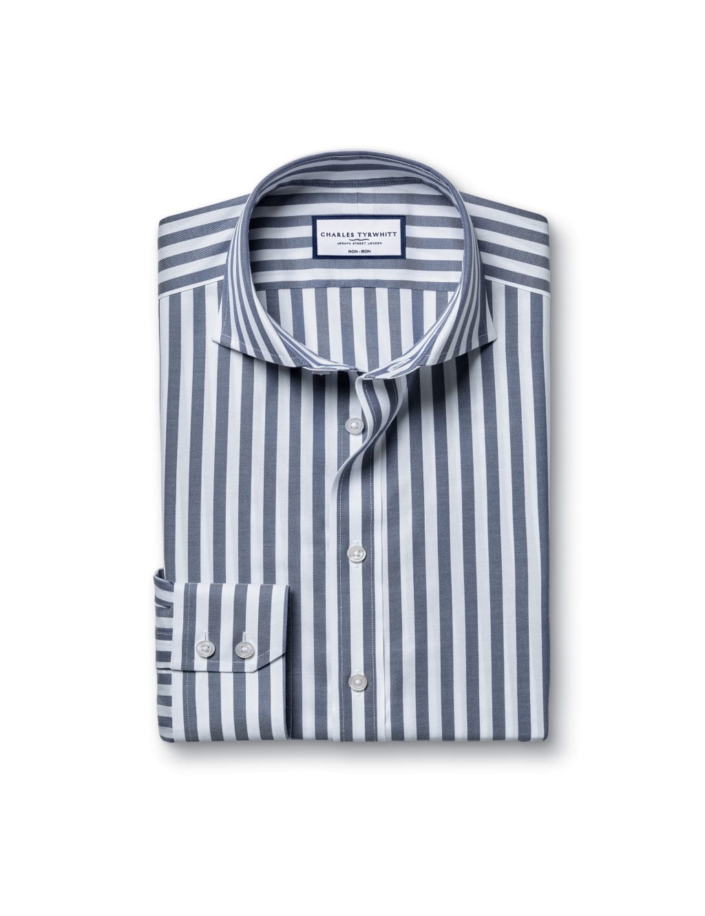 Slim Fit Non Iron Pure Cotton Twill Shirt 2 of 6