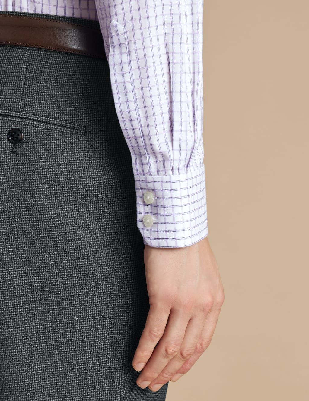 Slim Fit Non Iron Pure Cotton Twill Shirt 4 of 6