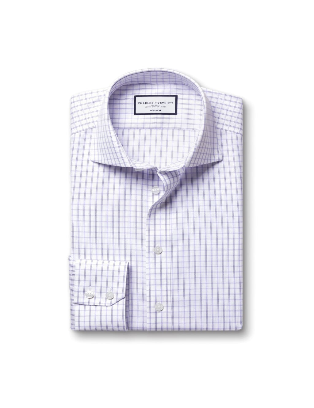 Slim Fit Non Iron Pure Cotton Twill Shirt 2 of 6