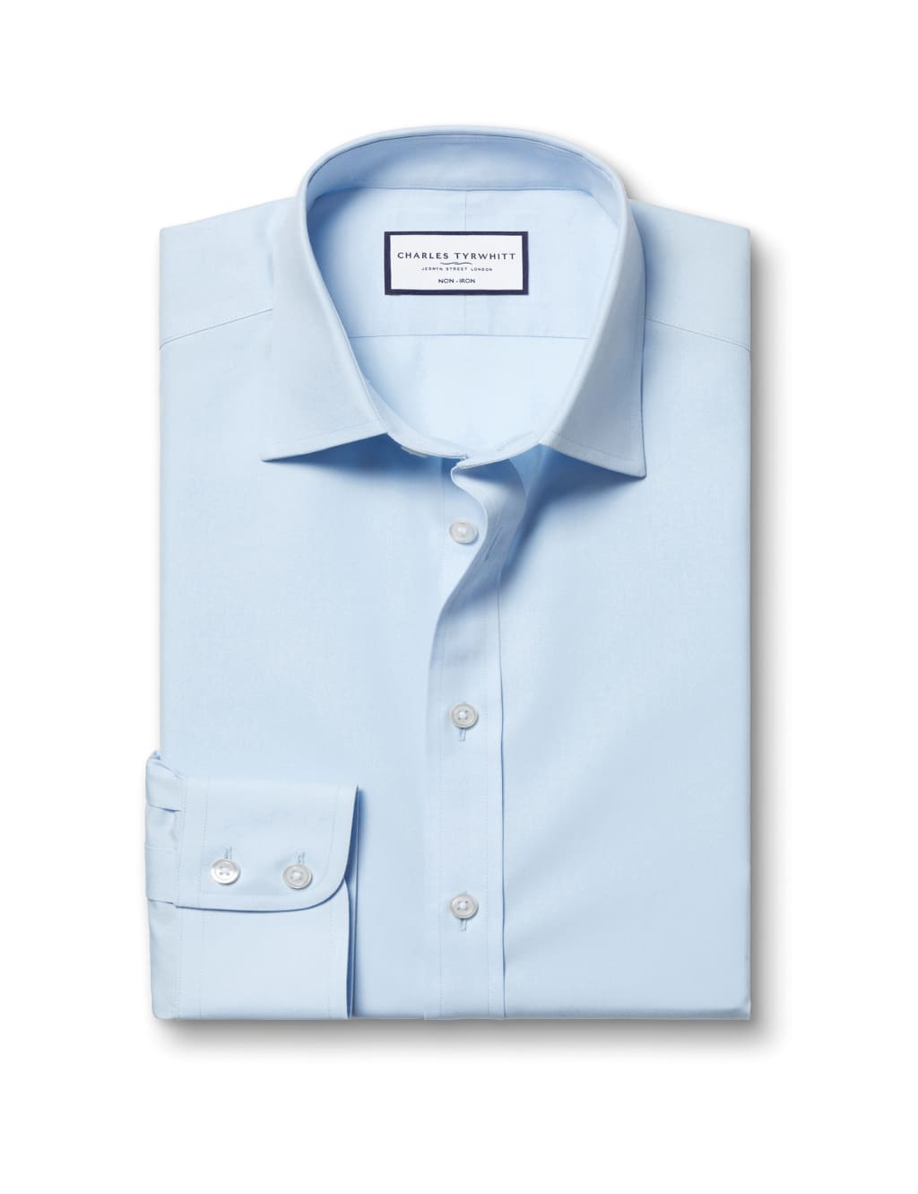 Non Iron Slim Fit Pure Cotton Shirt 2 of 6