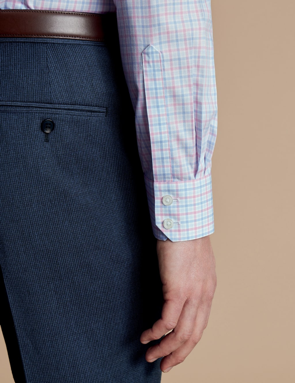 Regular Fit Non Iron Pure Cotton Check Shirt 4 of 6