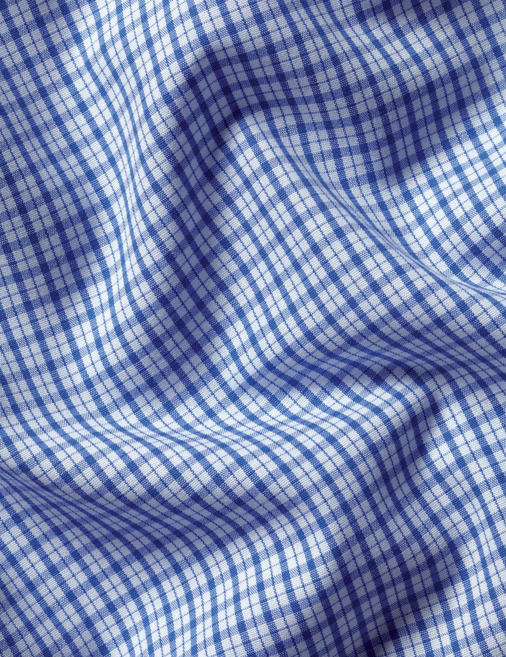 Slim Fit Non-Iron Pure Cotton Check Shirt 7 of 7