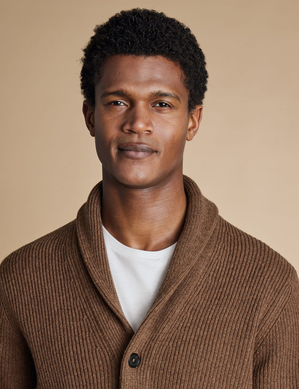 Pure Merino Wool Shawl Collar Cardigan 3 of 3