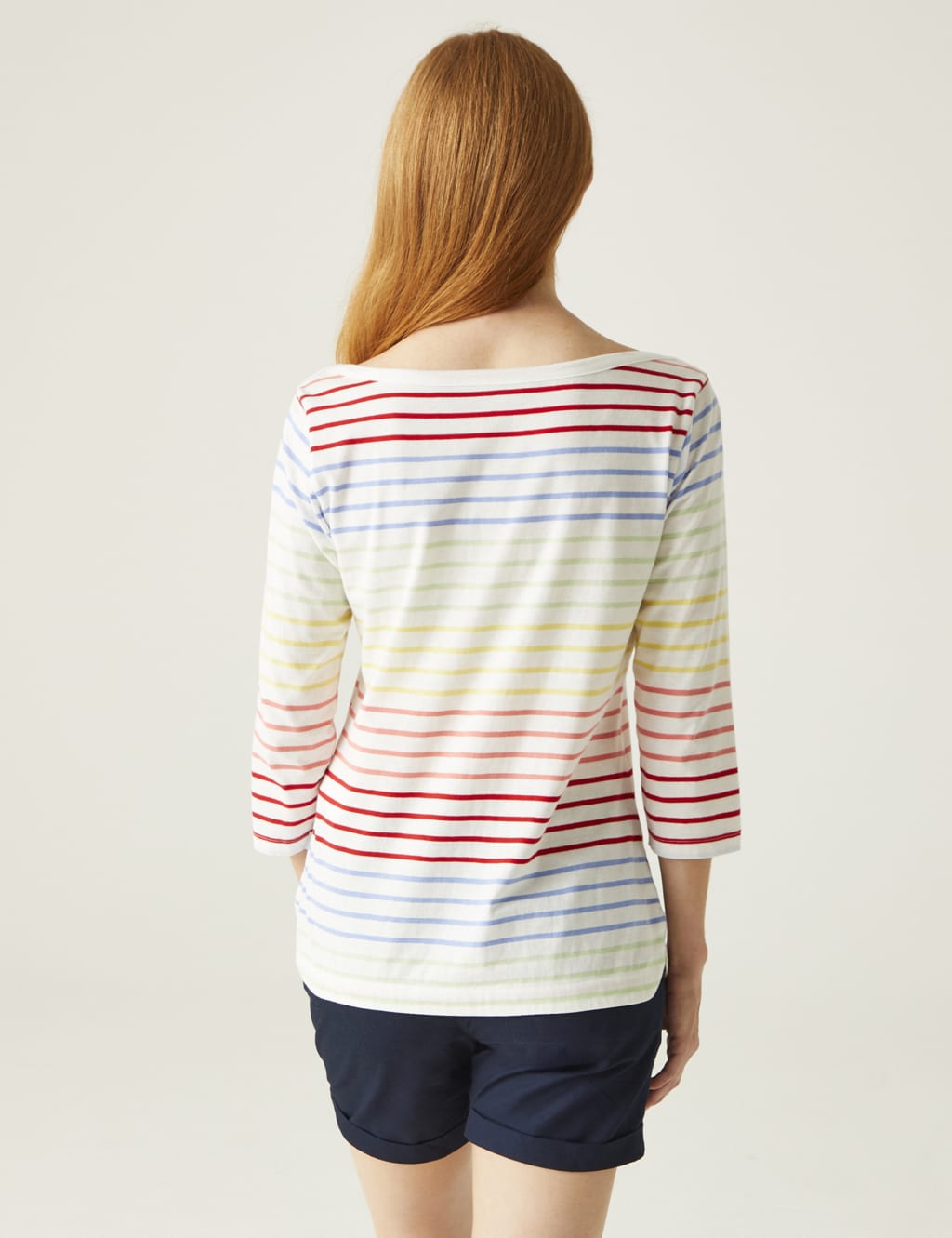 Bayletta Cotton Blend Striped T-Shirt 4 of 4