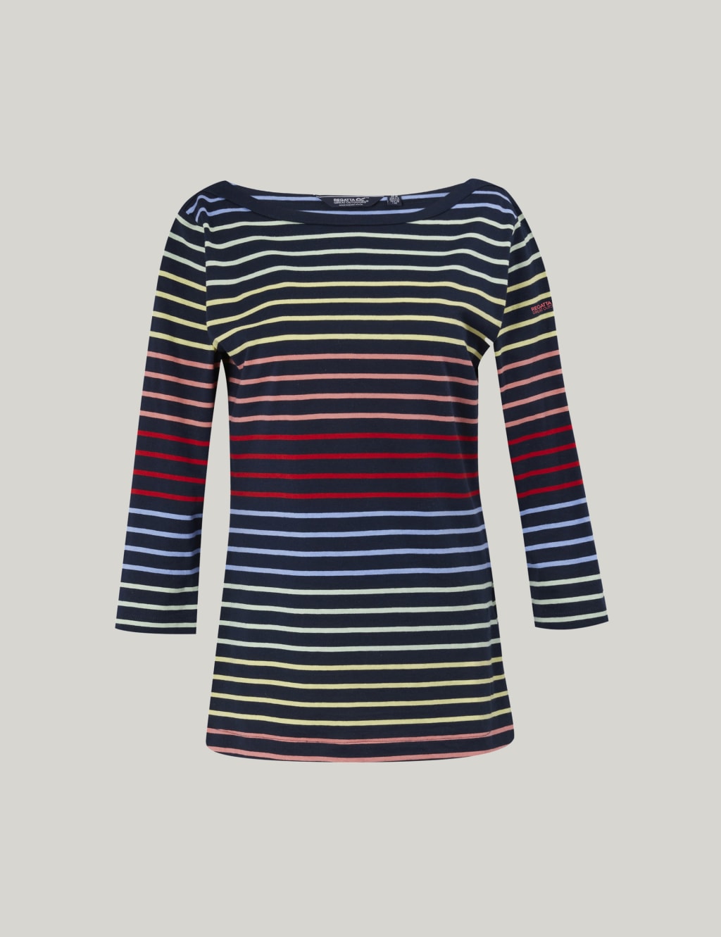 Bayletta Cotton Blend Striped T-Shirt 2 of 5