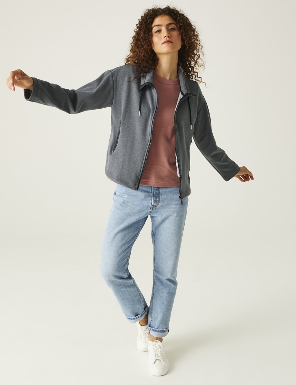 Ashlynn Funnel Neck Fleece 3 of 5