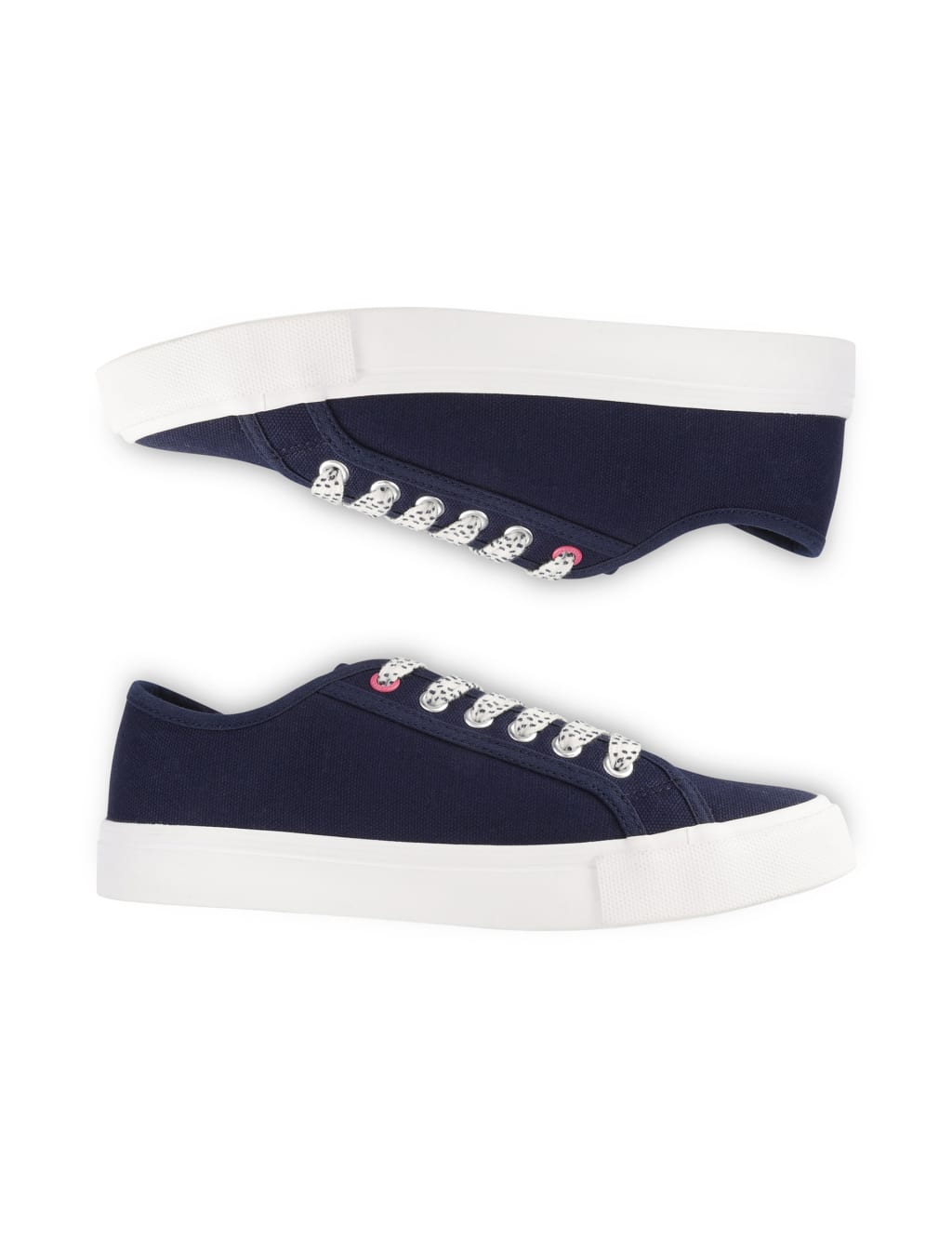 Lady Marine Canvas Lace Up Pumps 4 of 6