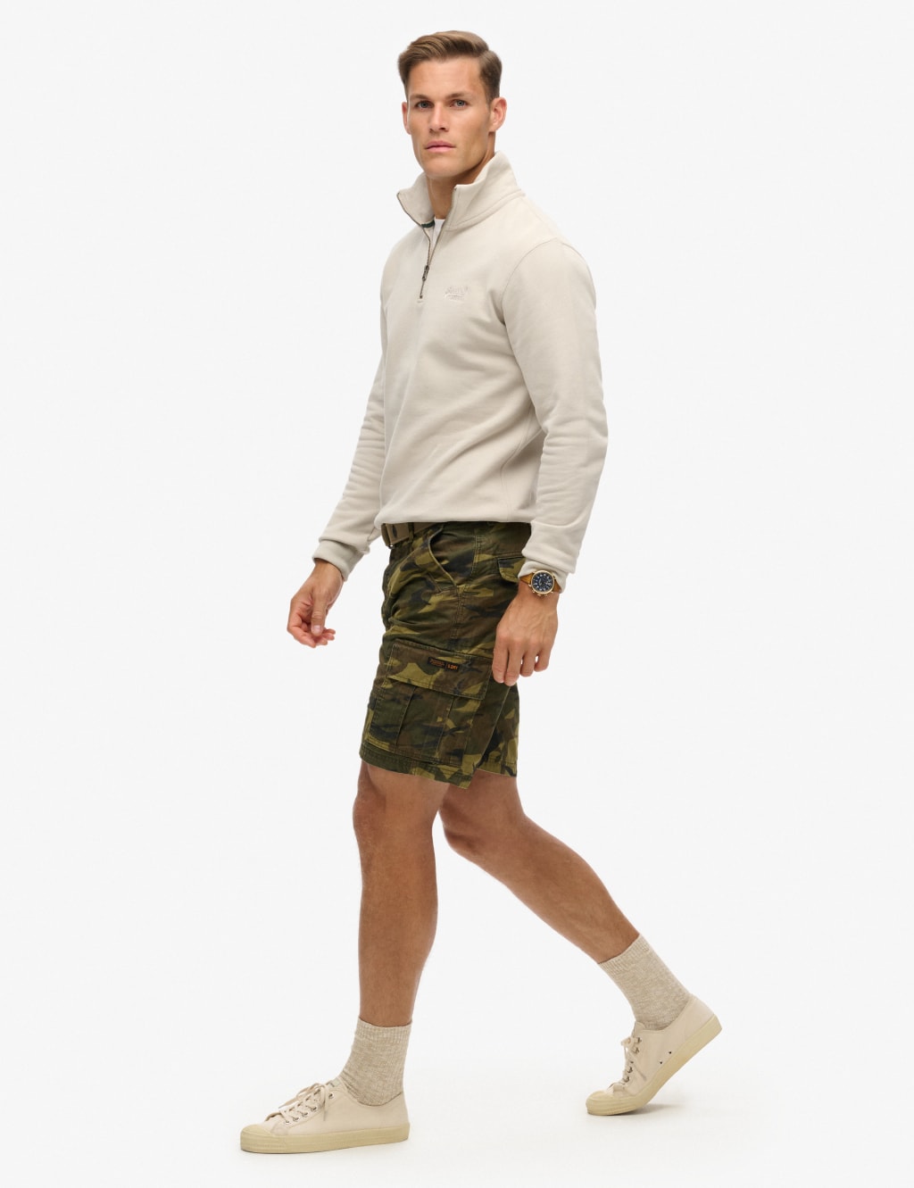 Loose Fit Pure Cotton Cargo Shorts 4 of 8