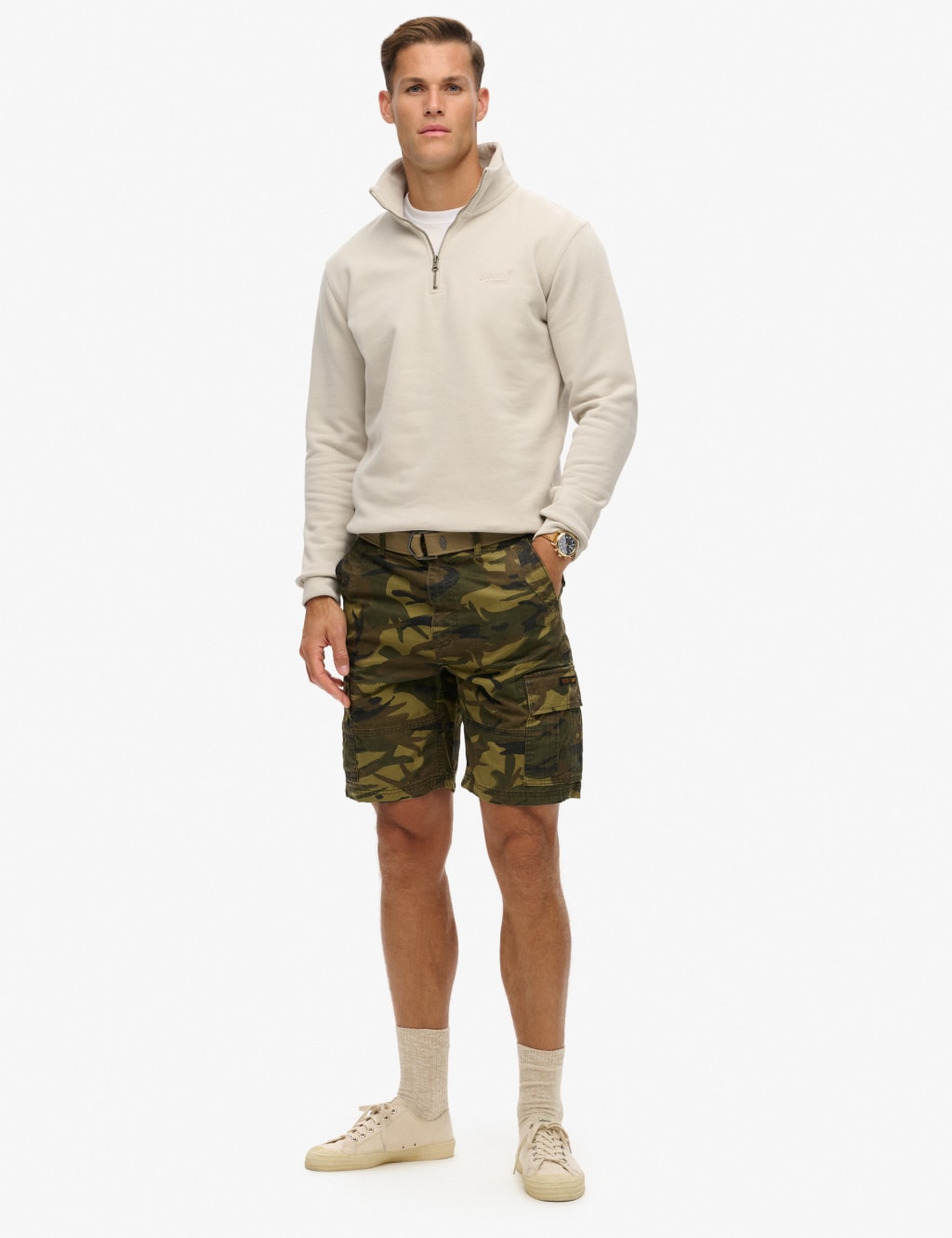 Loose Fit Pure Cotton Cargo Shorts 5 of 8
