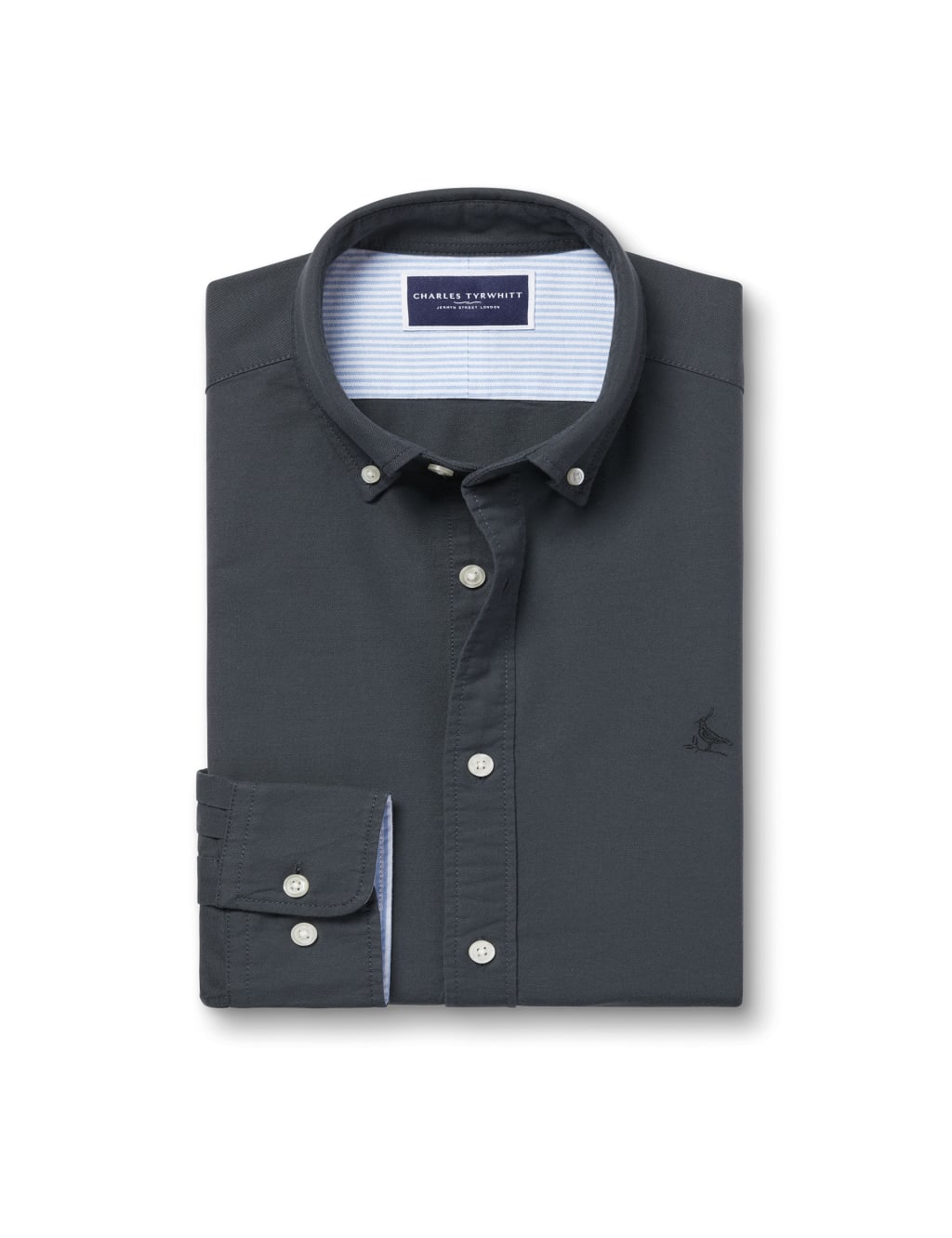 Slim Fit Pure Cotton Washed Oxford Shirt 2 of 7