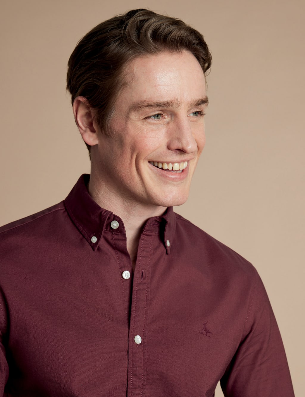 Slim Fit Pure Cotton Washed Oxford Shirt 3 of 6