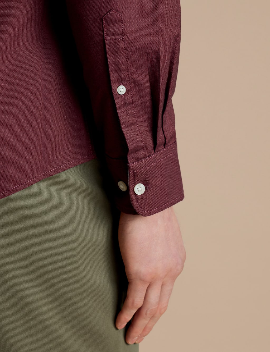 Slim Fit Pure Cotton Washed Oxford Shirt 4 of 6