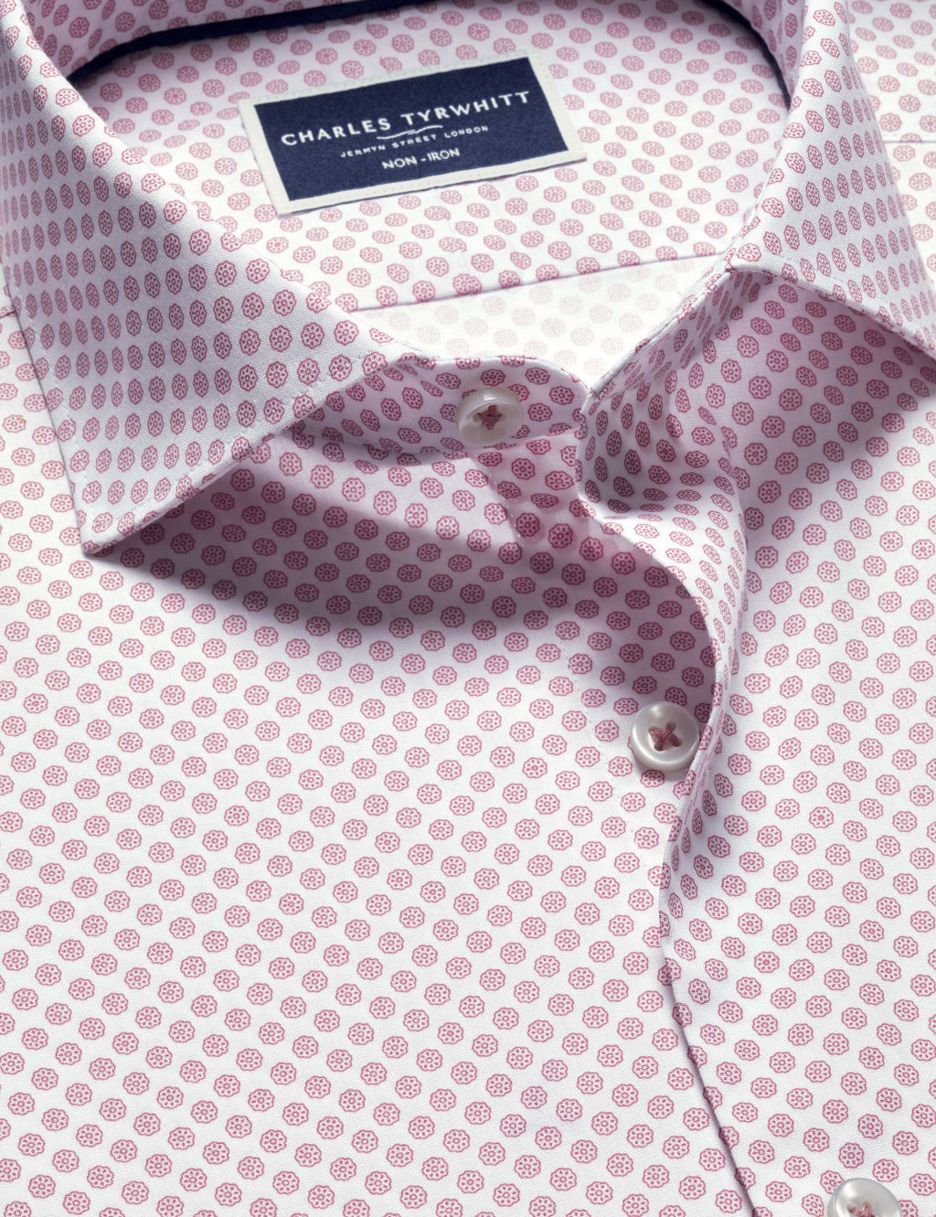 Regular Fit Non Iron Pure Cotton Printed Shirt 5 of 6