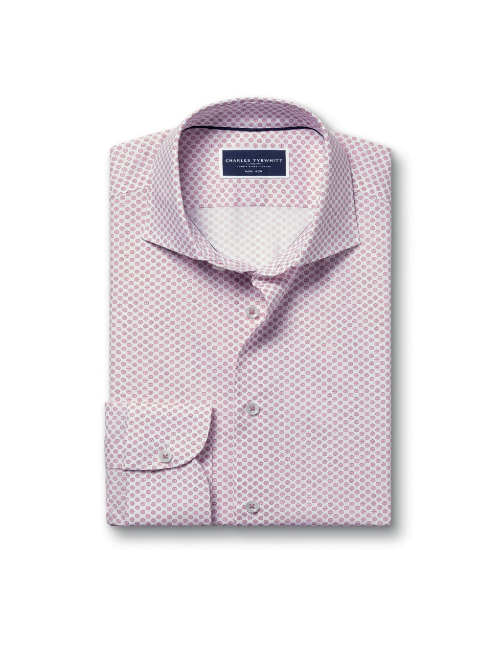 Regular Fit Non Iron Pure Cotton Printed Shirt 2 of 6
