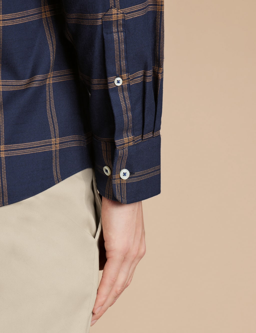 Slim Fit Non Iron Pure Cotton Twill Shirt 4 of 6