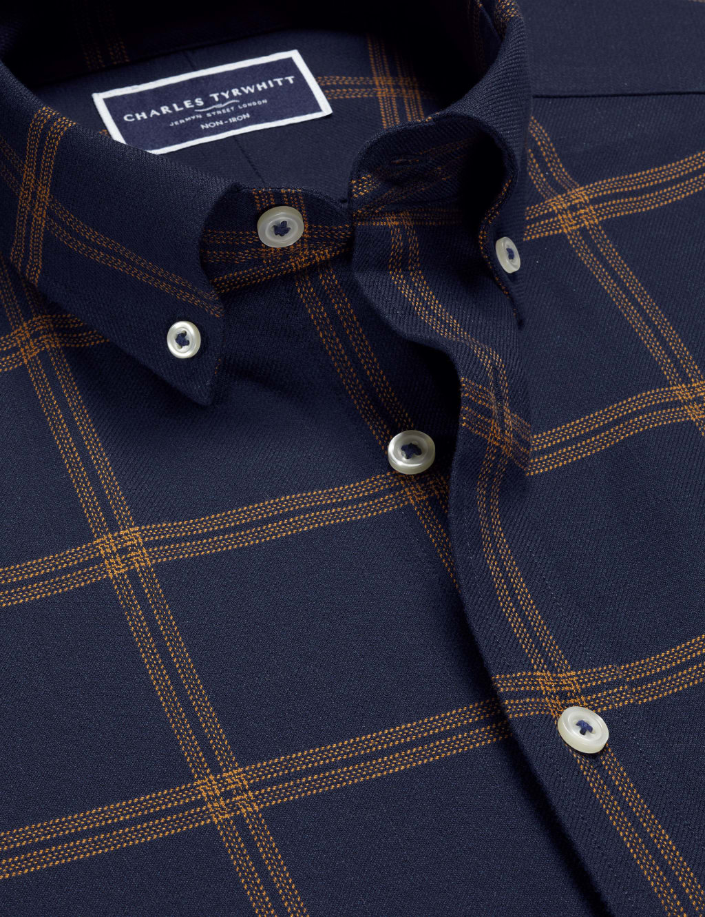 Slim Fit Non Iron Pure Cotton Twill Shirt 5 of 6