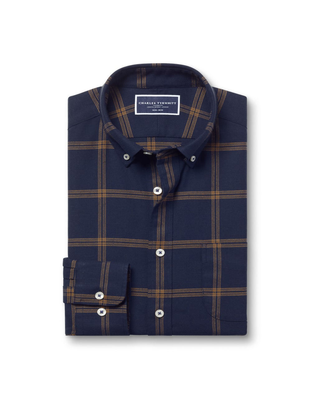 Slim Fit Non Iron Pure Cotton Twill Shirt 2 of 6