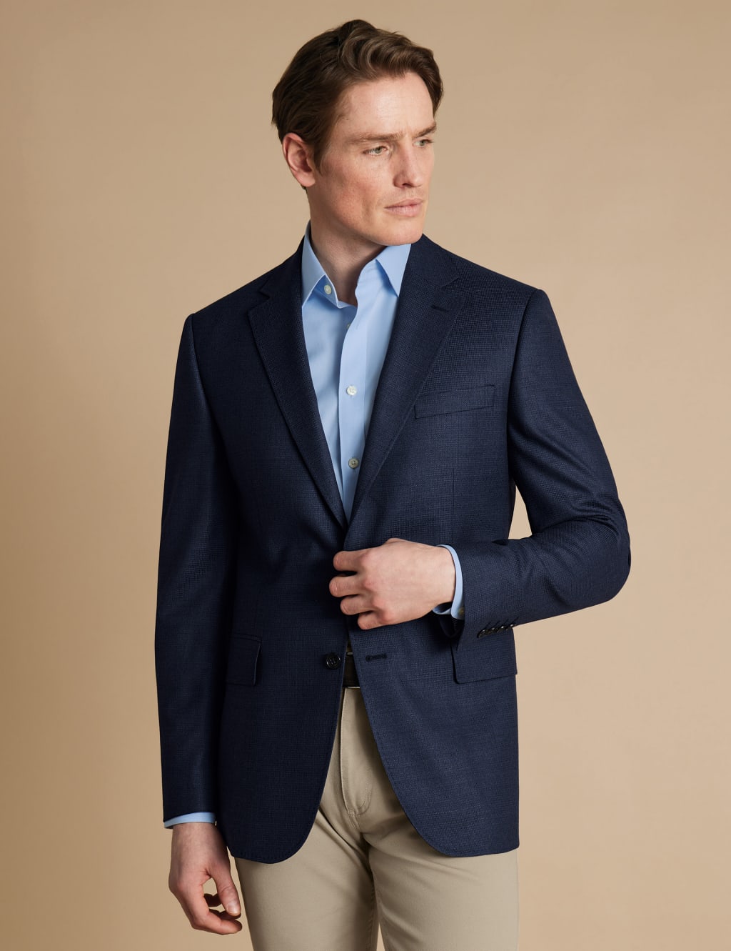 Slim Fit Pure Wool Blazer