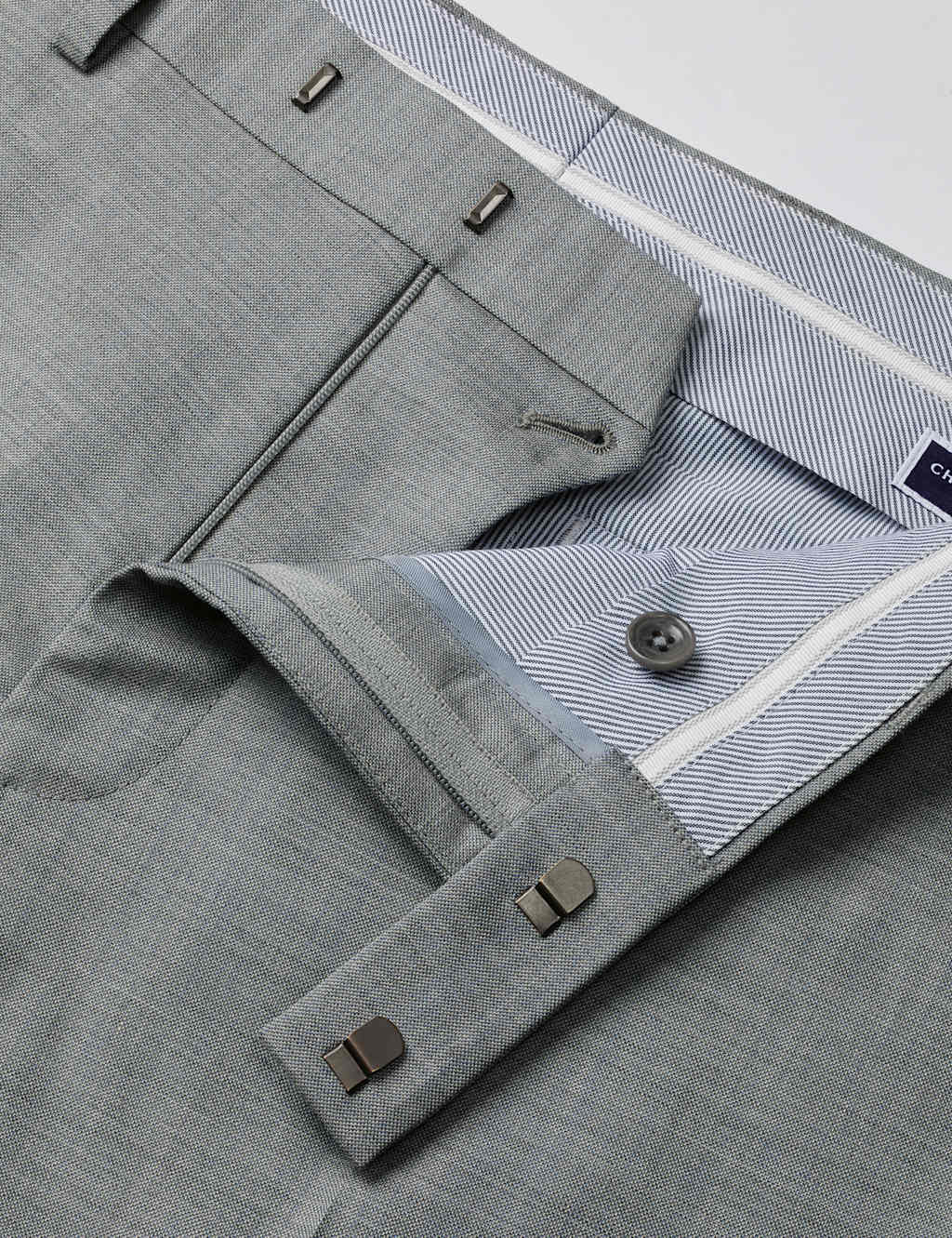 Slim Fit Pure Wool Suit Trousers 3 of 3