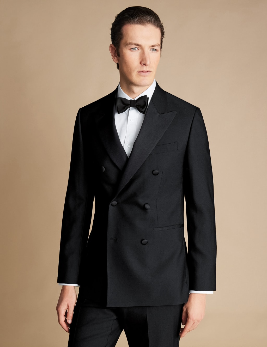 Slim Fit Pure Wool Tuxedo Jacket 1 of 6