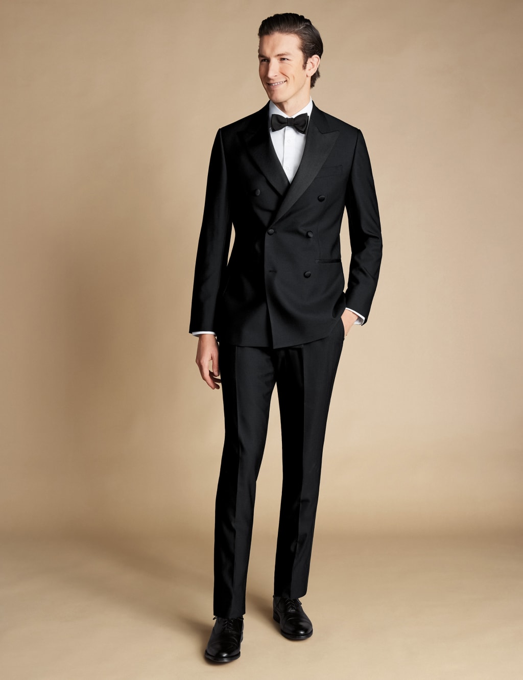 Slim Fit Pure Wool Tuxedo Jacket 2 of 6