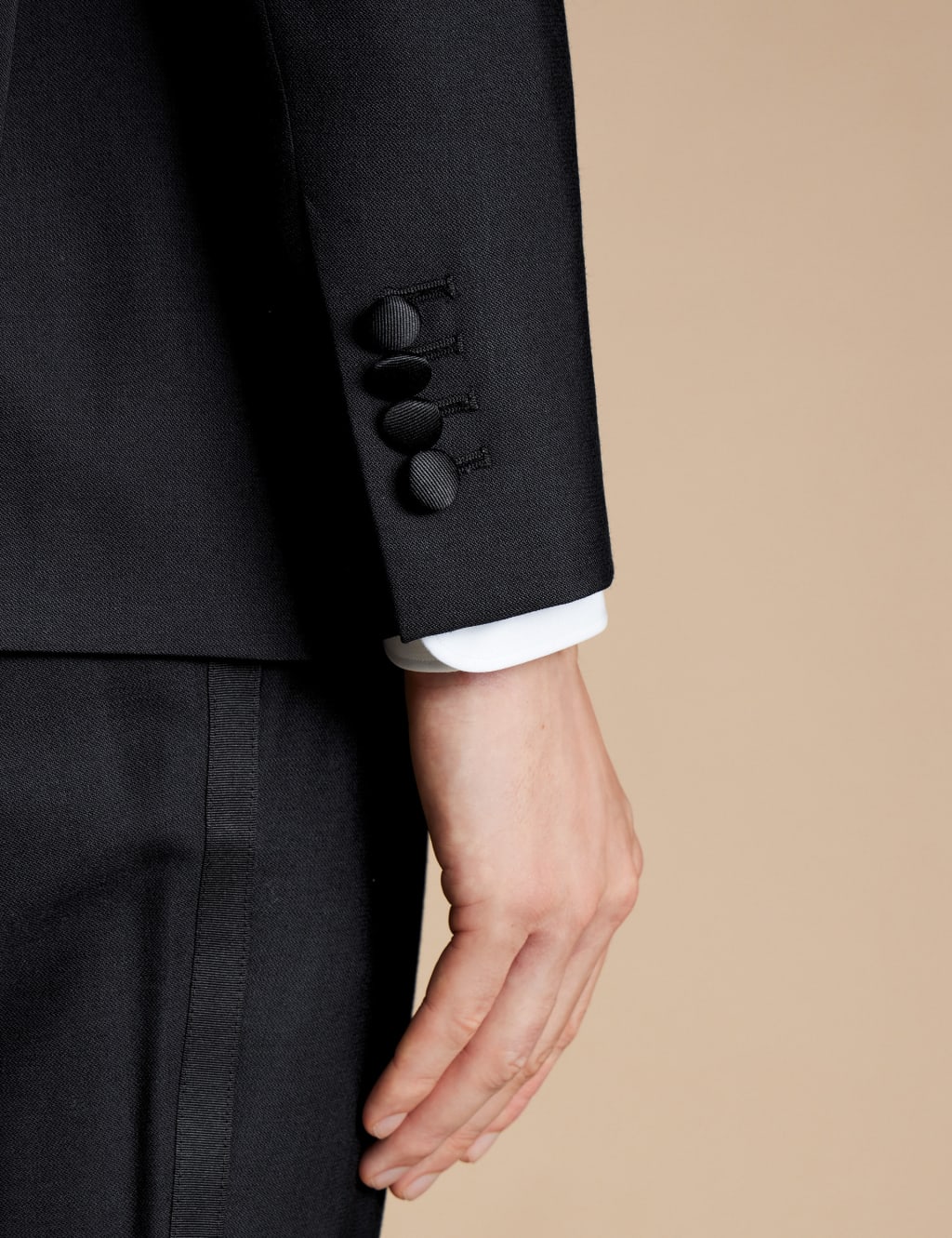 Slim Fit Pure Wool Tuxedo Jacket 5 of 6