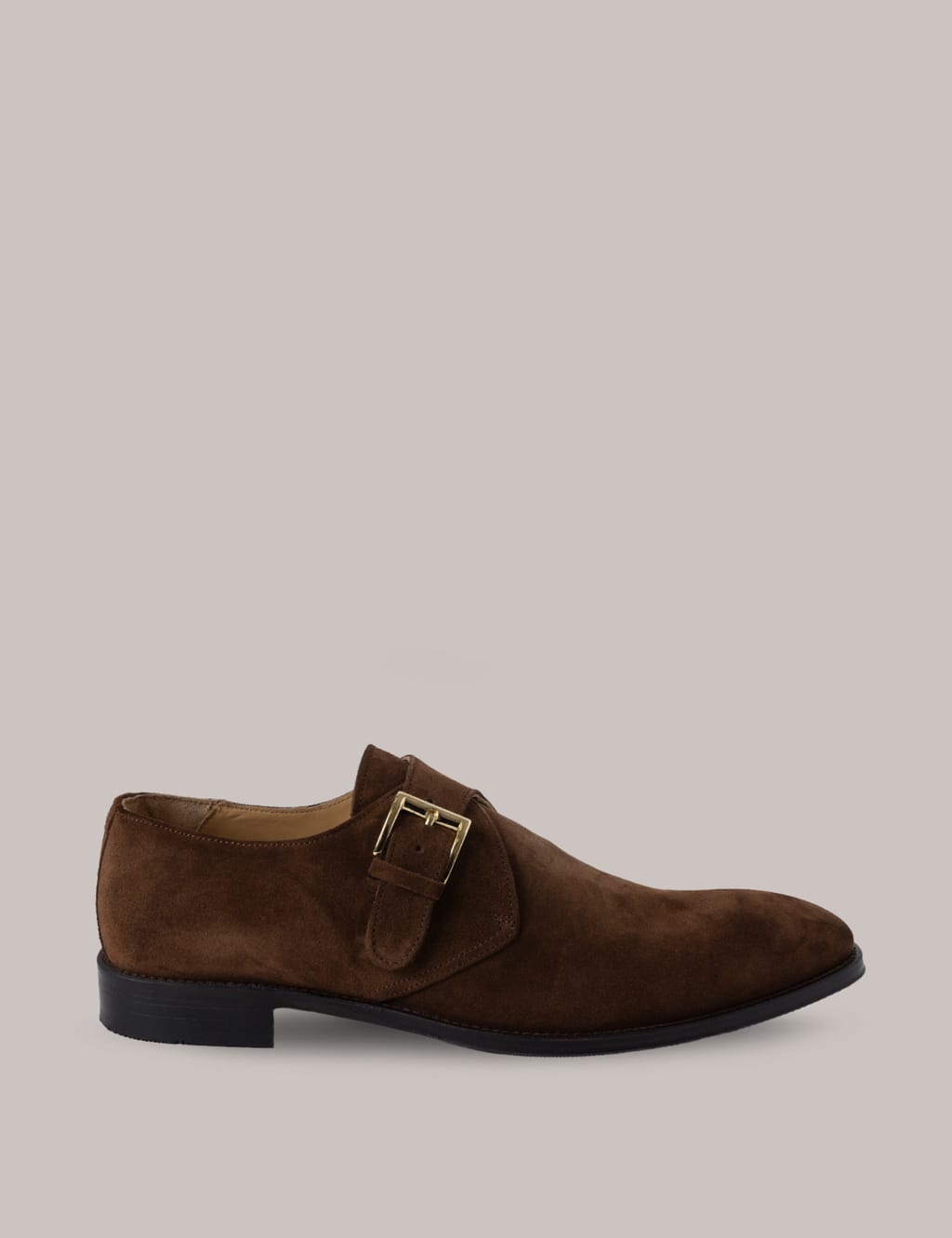 Suede monk strap shoes cheap