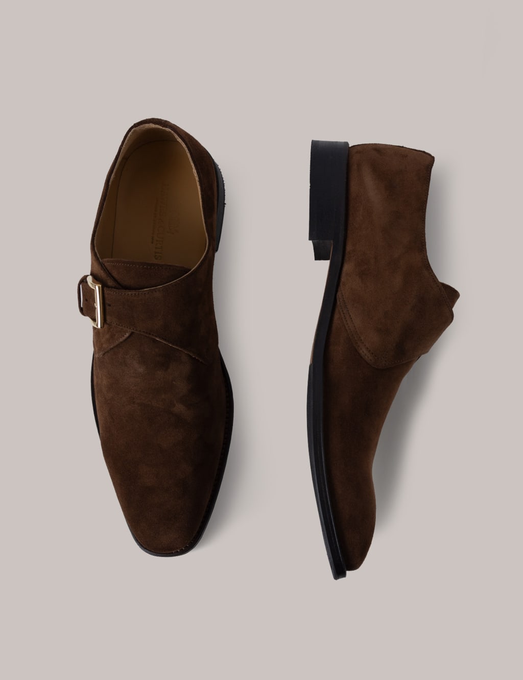 Suede Monk Strap Shoes 3 of 6