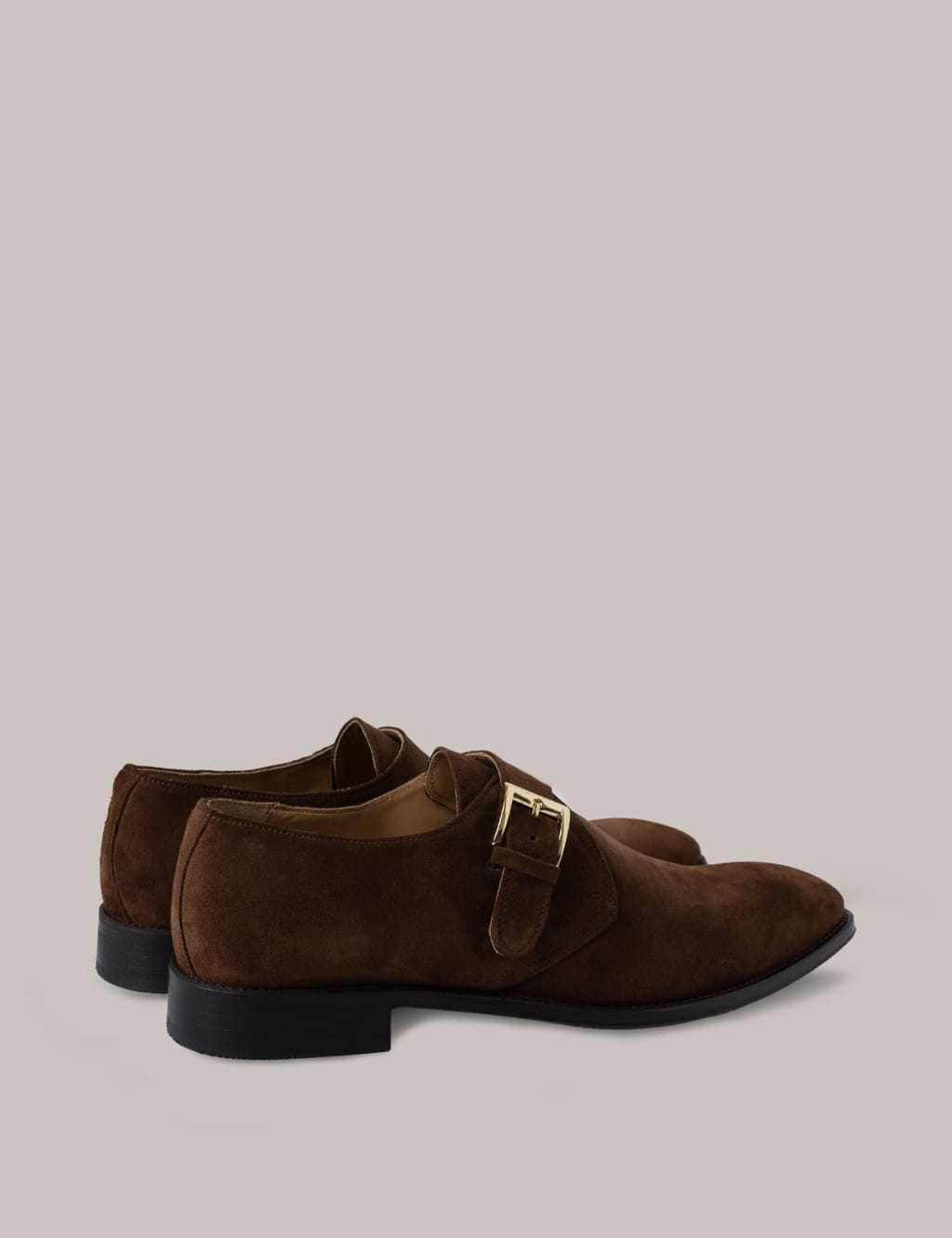 Suede Monk Strap Shoes 5 of 6