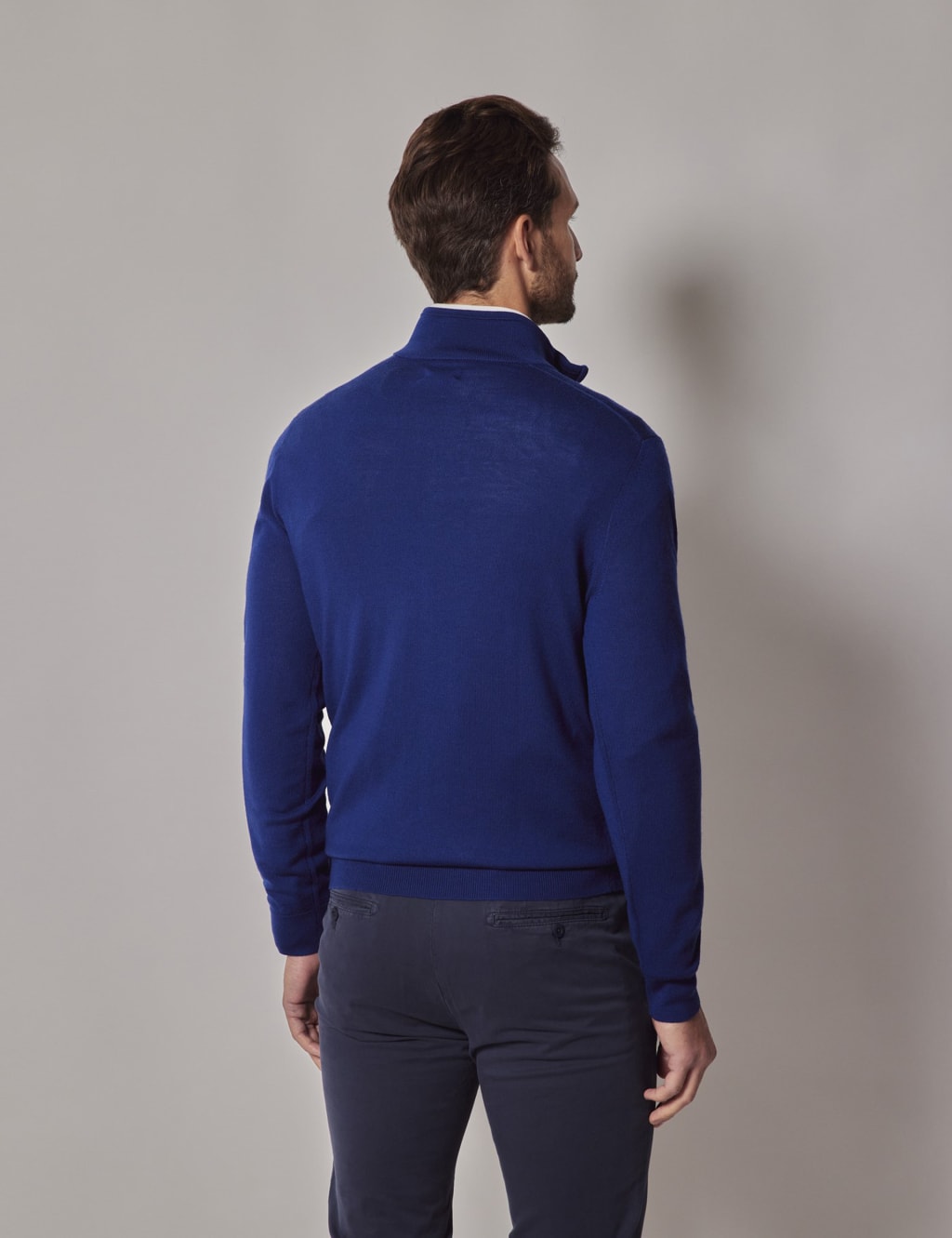 Pure Wool Half Zip Jumper 2 of 3