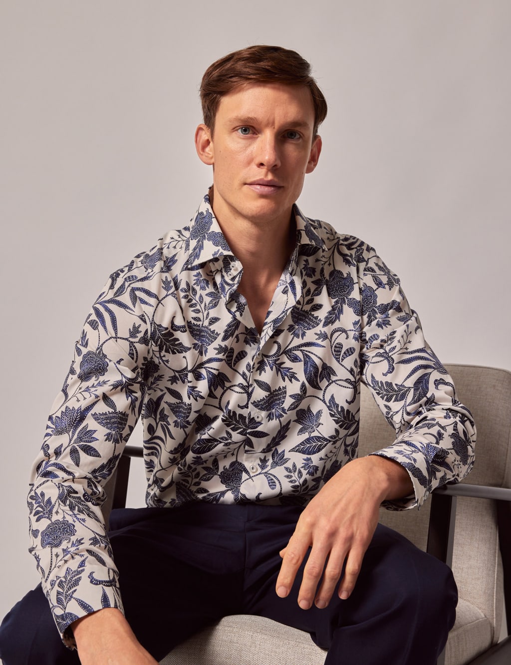Pure Cotton Floral Shirt 3 of 3