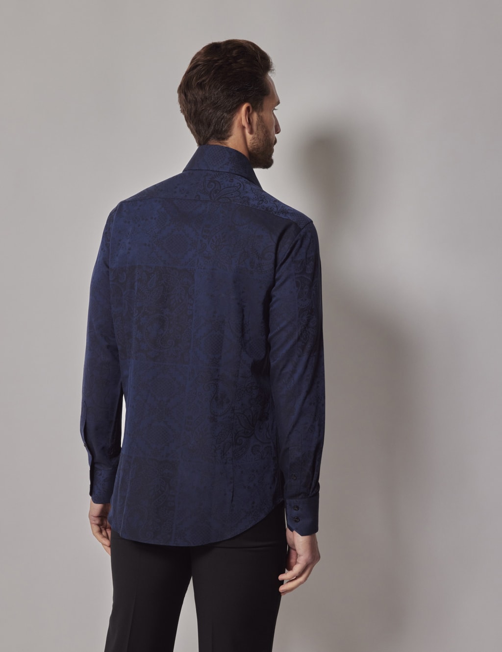 Pure Cotton Jacquard Shirt 3 of 3