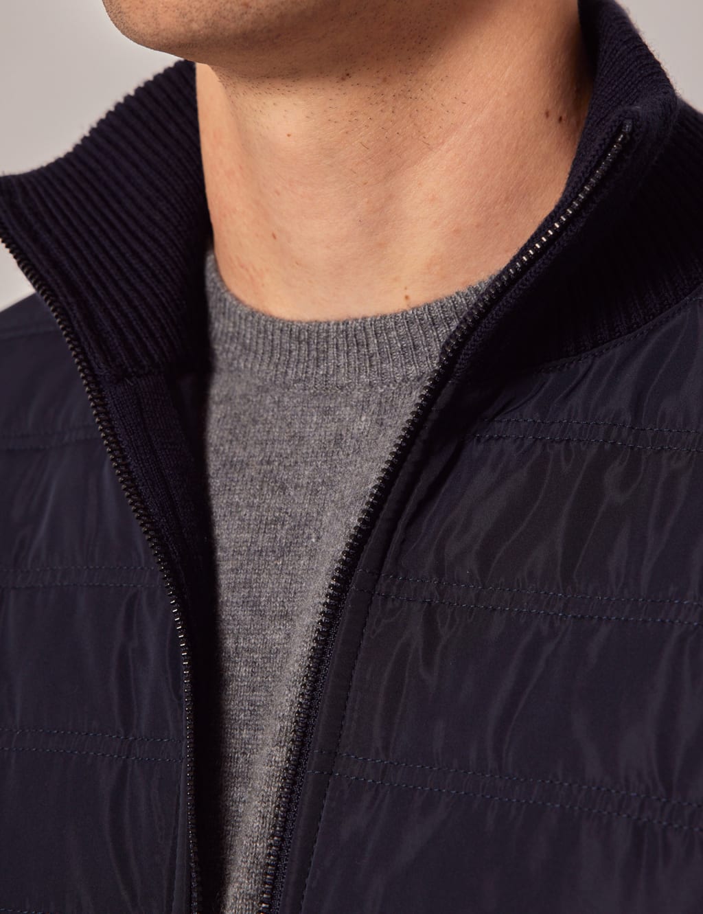 Zip Up Hybrid Jacket 7 of 9