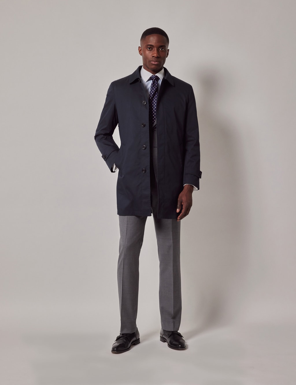 Cotton Rich Removable Lining Mac 2 of 8