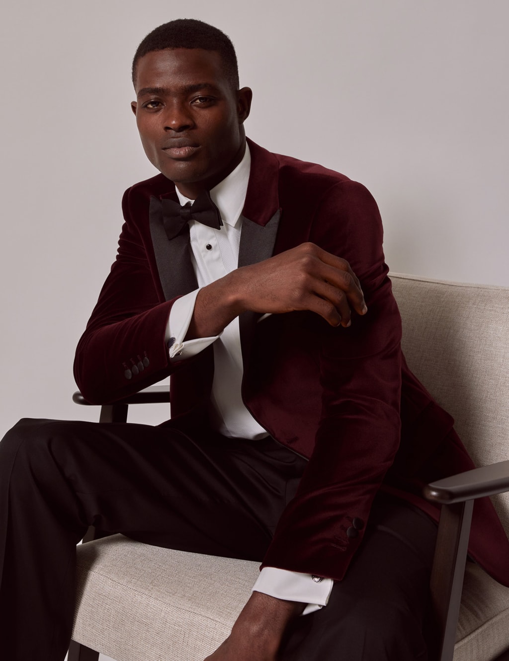 Cotton Rich Velvet Suit Jacket 4 of 5