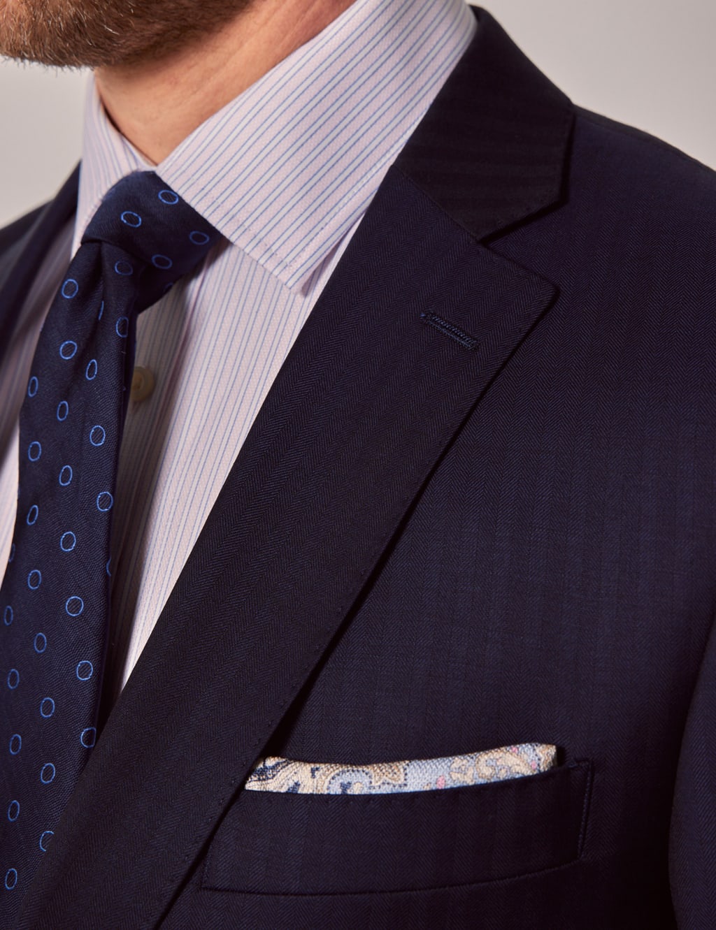 Pure Wool Herringbone Blazer 2 of 5