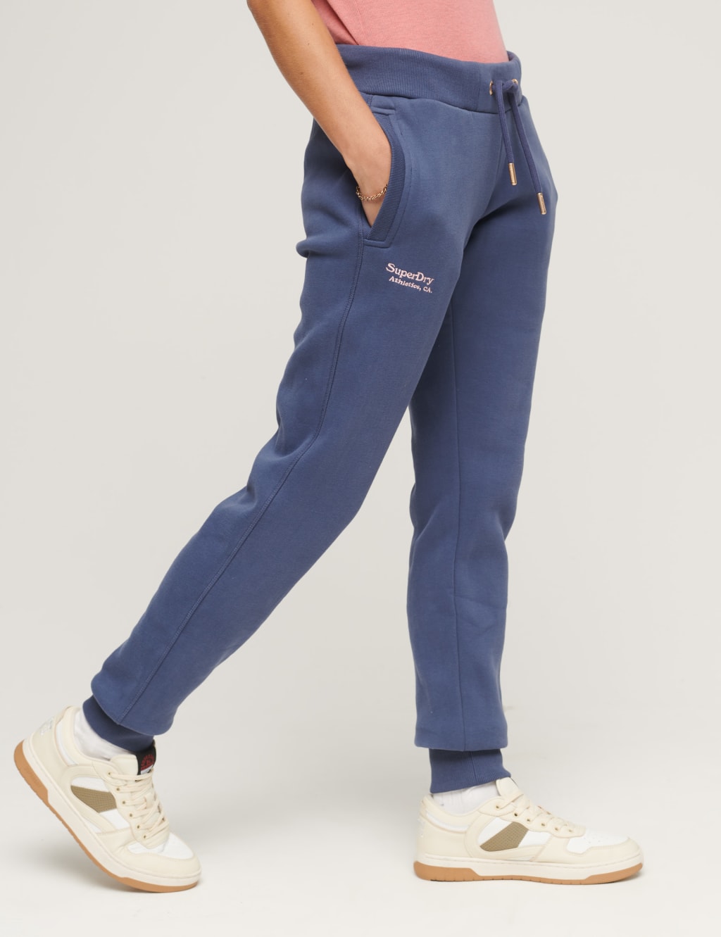Cotton Rich Drawstring Slim Fit Joggers Superdry M S