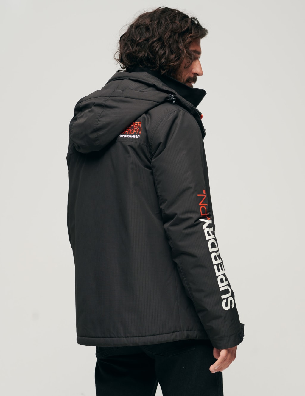 Padded Hooded Windbreaker Jacket 4 of 7
