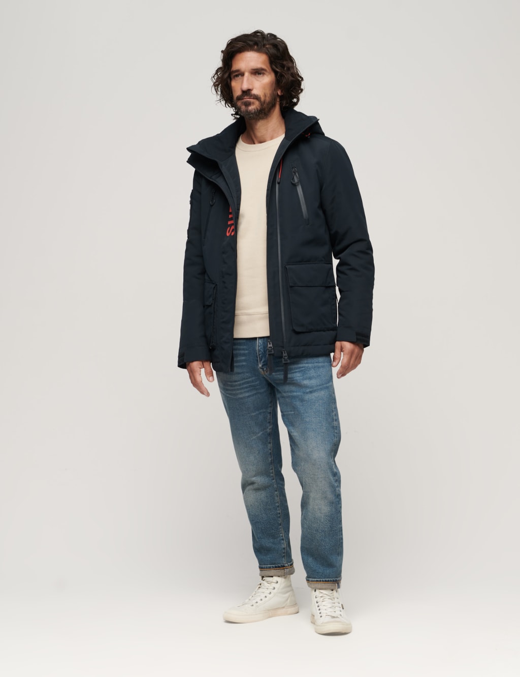 Hooded Utility Windbreaker Jacket 3 of 7