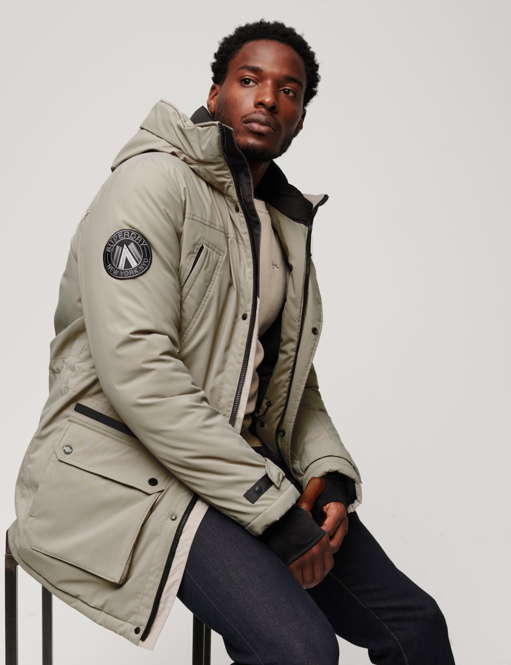 Hooded Padded Parka Jacket 5 of 7