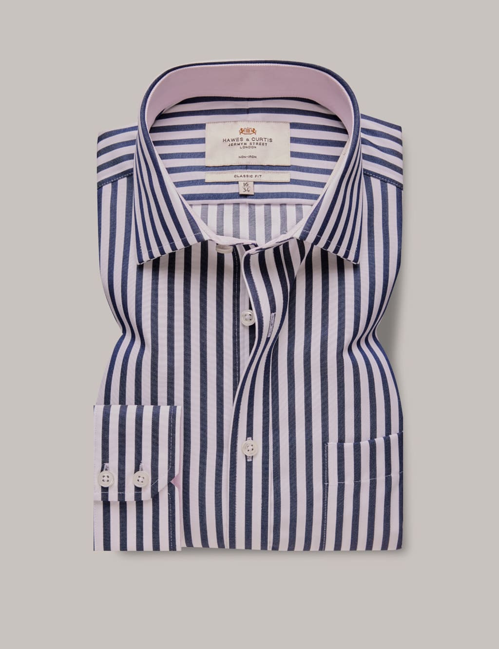 Slim Fit Non Iron Pure Cotton Shirt 1 of 2
