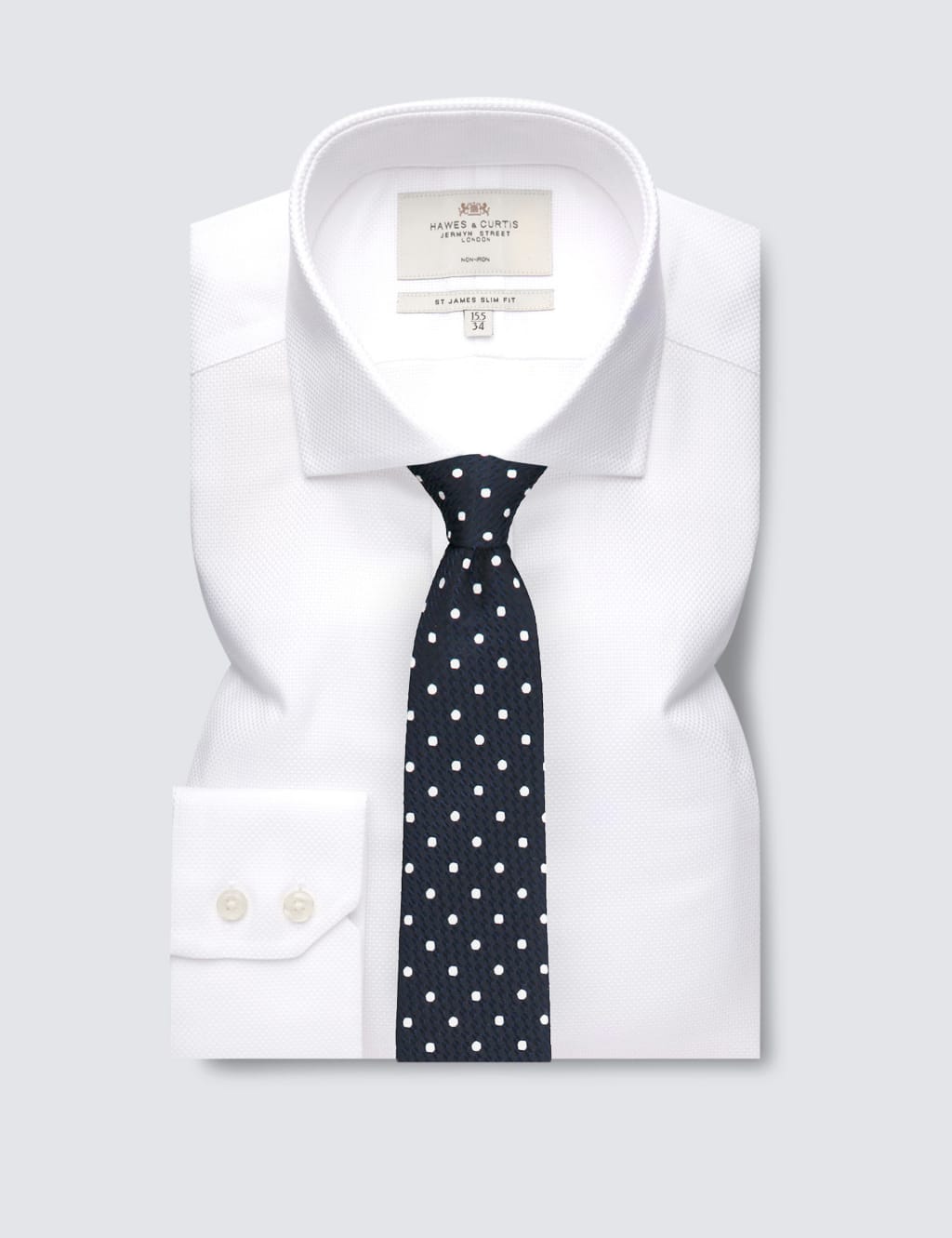 Slim Fit Non Iron Pure Cotton Shirt 2 of 3