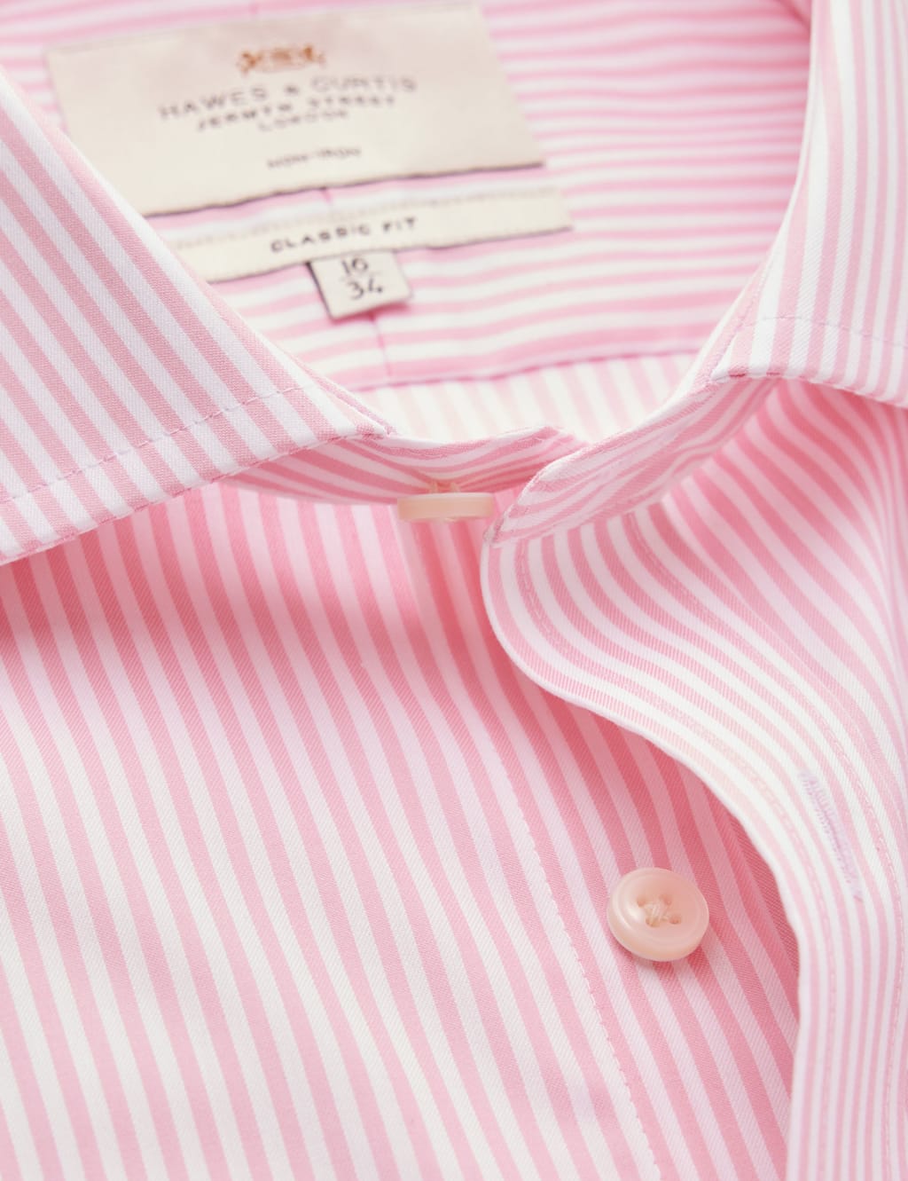 Classic Fit Pure Cotton Striped Shirt 3 of 3