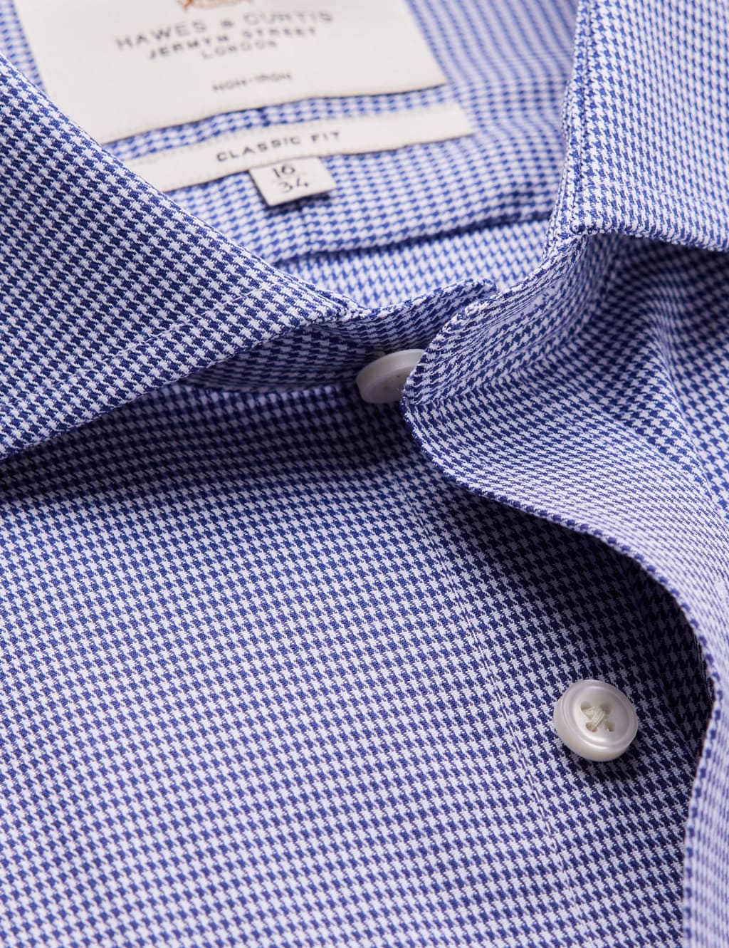 Classic Fit Non Iron Pure Cotton Check Shirt 3 of 3