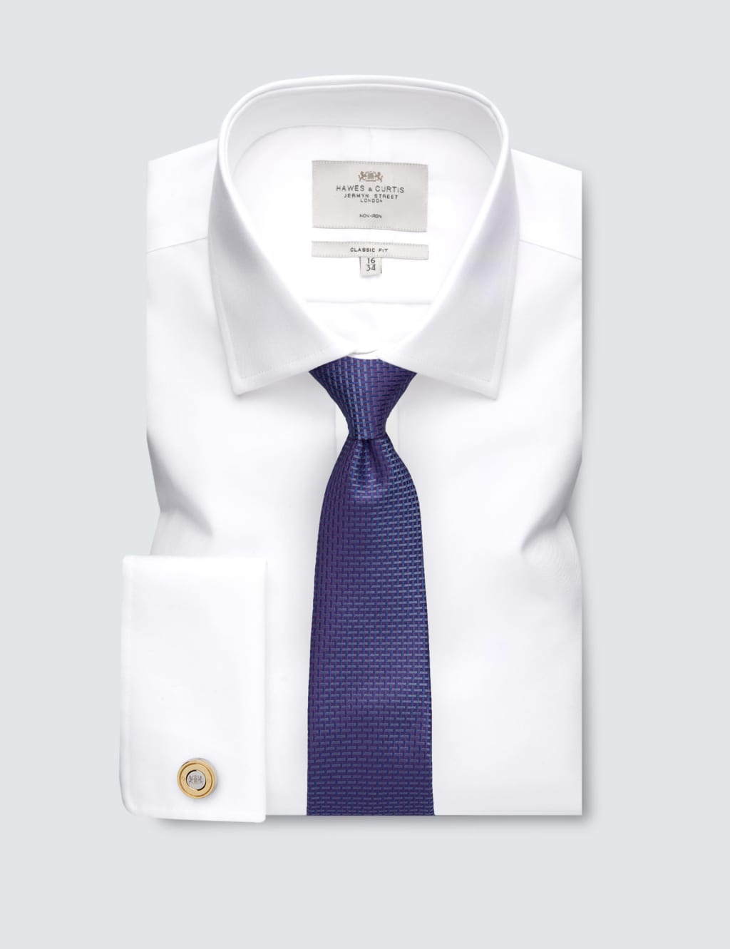 Slim Fit Non Iron Pure Cotton Twill Shirt 2 of 3