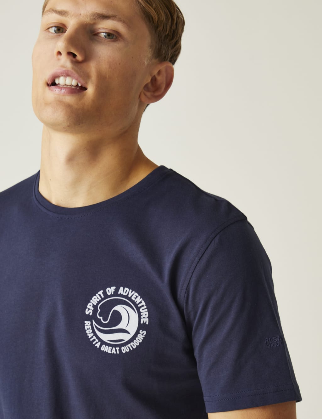 Cline VIII Pure Cotton Sail Graphic T-Shirt 3 of 6