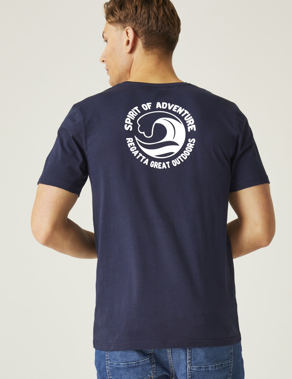 Cline VIII Pure Cotton Sail Graphic T-Shirt 4 of 6