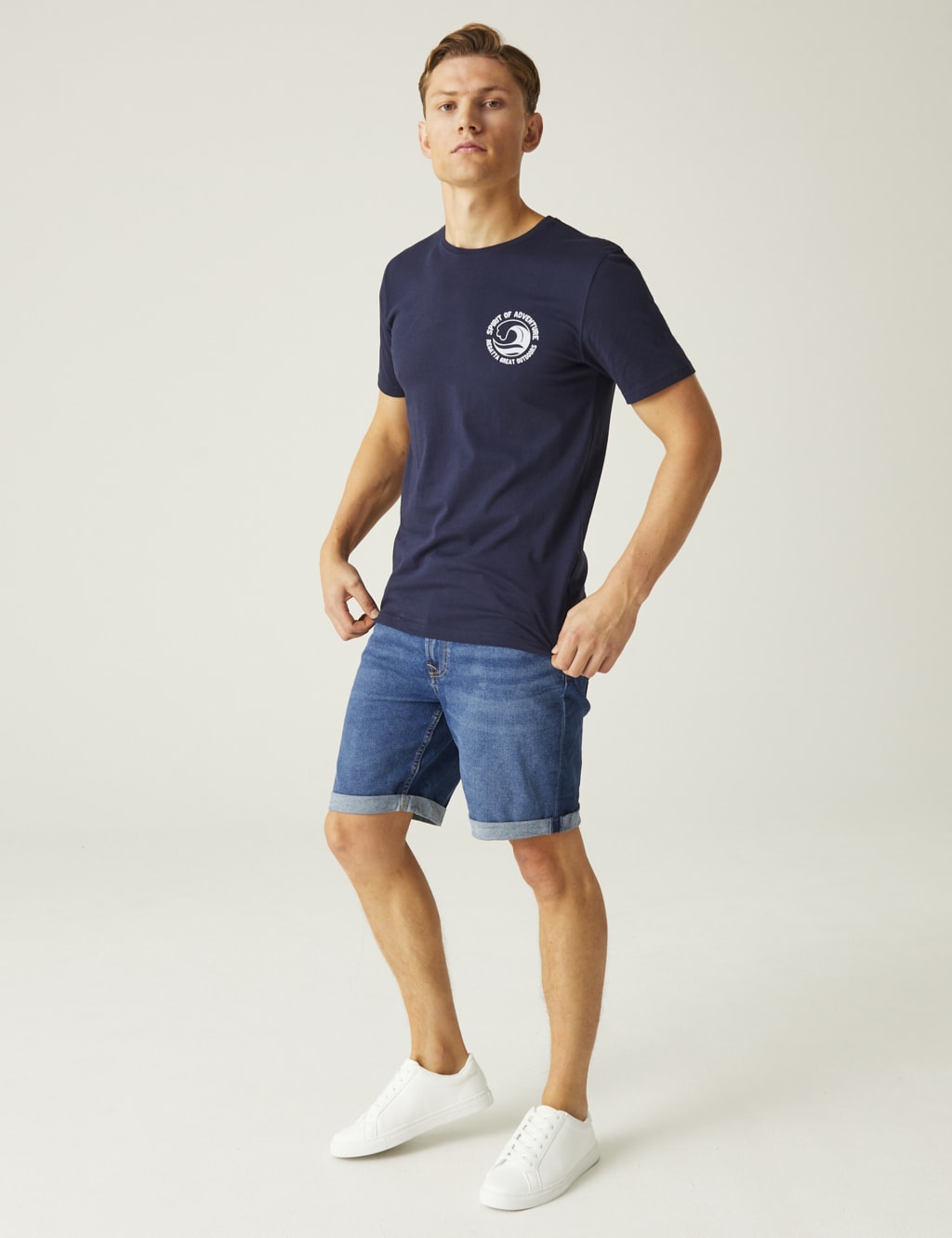 Cline VIII Pure Cotton Sail Graphic T-Shirt 5 of 6