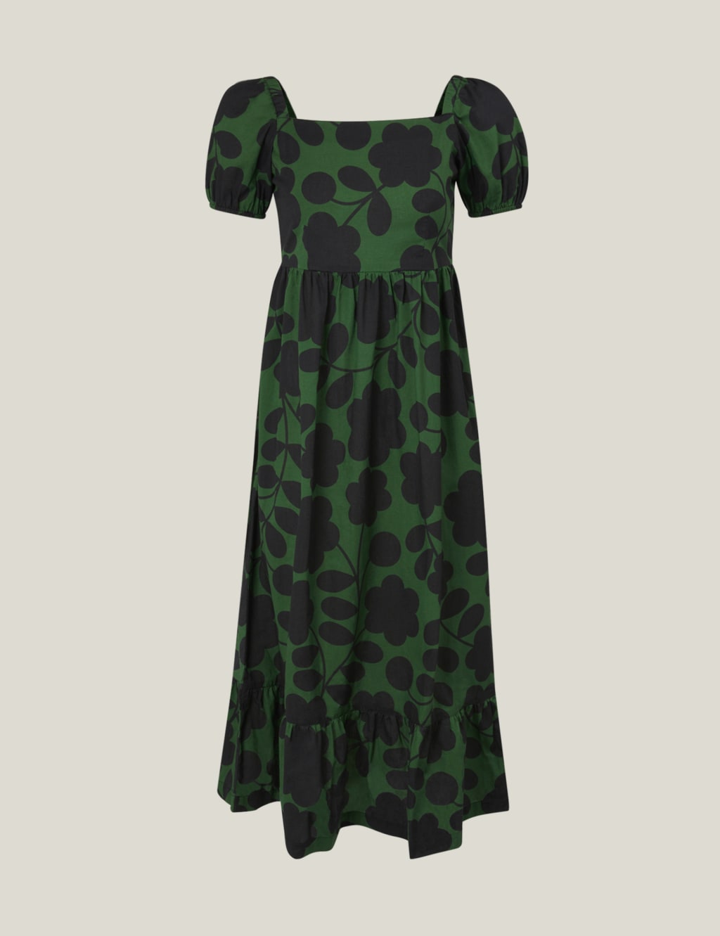 Orla Pure Cotton Floral Midi Waisted Dress | Regatta | M&S